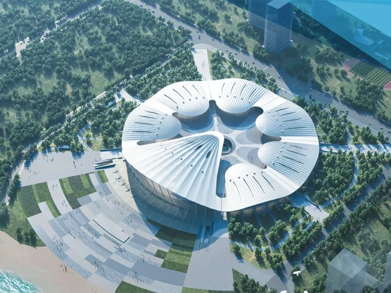 Hogyan biztosít gyors építkezést és prémium látogatói élményt egy acélszerkezetű kiállítóterem?