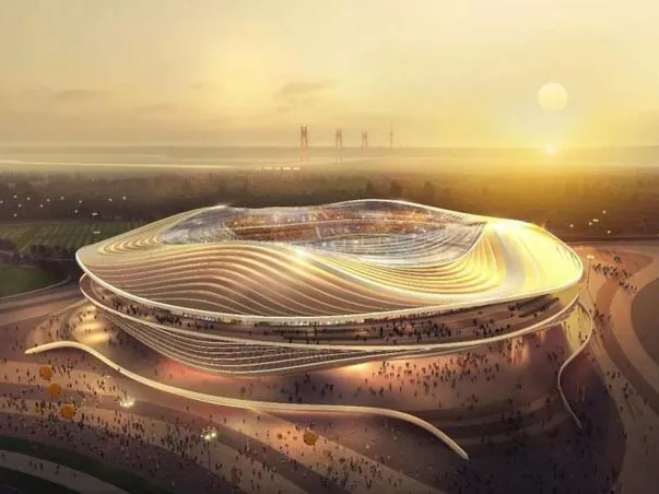Nagy span acélszerkezetek a stadionhoz